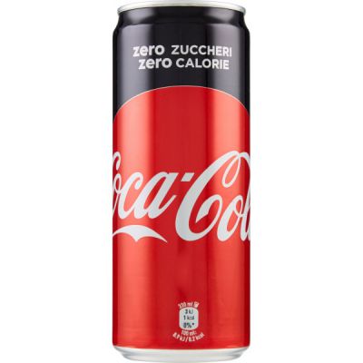 Coca cola zero – bibita in lattina - 