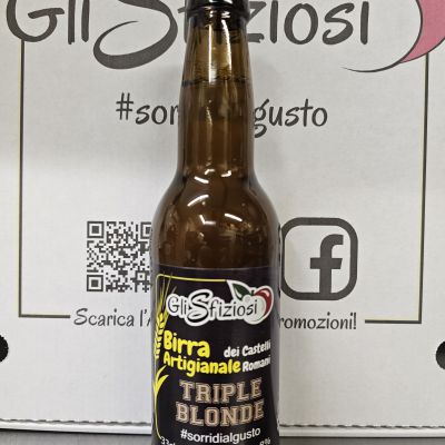 Birra GLI SFIZIOSI TRIPLE BLONDE 8% ,33cl - 